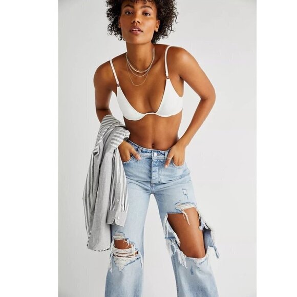 Free people blue Ari Underwire Neo Bra size 32C - Picture 13 of 16